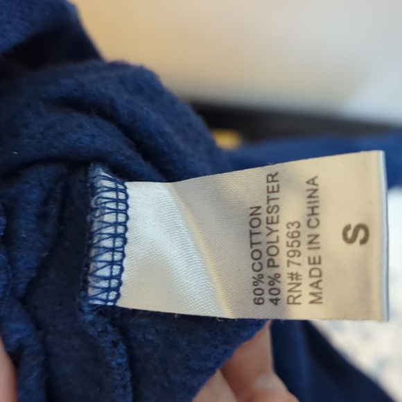 Disney Parks Mickey Hoodie/Sweatshirt w/ Pockets Blue Size S - Picture 3 of 6